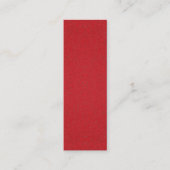 Tomato Red Half-Texture Visitekaartje – Aanpassen (Voorkant)