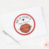 Tomato Red Modern Uit de keuken van Label (Envelop)