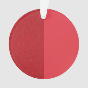 Tomato Red Noise-Effect Acryl Ornament (Custom)