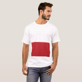 Tomato Red Noise Rectangle T-shirt –  (Voorkant volledig)