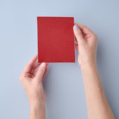 Tomato Red Noise Square Flyer -  (Hand)