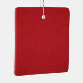Tomato Red Noise Texture Ornament –  (Rechts)