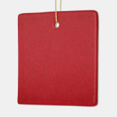 Tomato Red Noise Texture Ornament –  (Links)