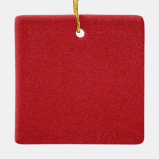 Tomato Red Noise Texture Ornament –  (Voorkant)