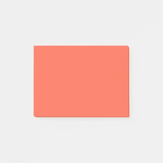 Tomato Red Solid Color Post-it® Notes (Voorkant)