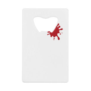 Tomato Red Splash Card Bottle Opener – Aanpassen Kredietkaart Flessenopener