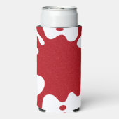 Tomato Red Splash on White Can Cooler (Seltzer Achterkant)
