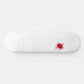 Tomato Red Splatter Custom Skateboard (Horizontaal)