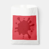 Tomato Red Splatter Treat Bags – Bedankzakje (Voorkant)