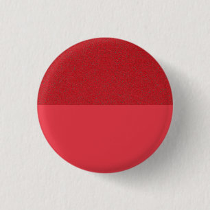 Tomato Red Texture Split Aangepaste Button