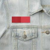 Tomato Red Textured Name Badge – (In situ)