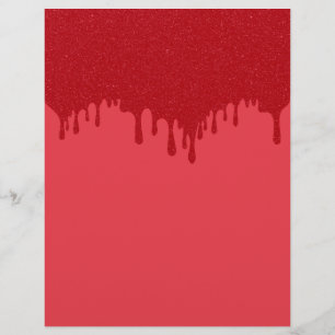 Tomato-Rode Drip Effect Bulk Flyer – Aanpasbaar