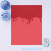 Tomato-Rode Drip Effect Bulk Flyer – Aanpasbaar (Enkel)