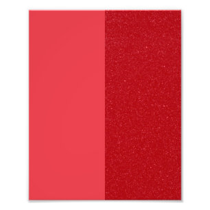 Tomato Rode Getextureerde Contrast Poster – Aanpas