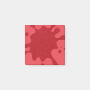 Tomato-Rode Splash Aangepaste Post-it® Notities Notes