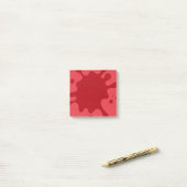 Tomato-Rode Splash Aangepaste Post-it® Notities Notes (Op bureau)