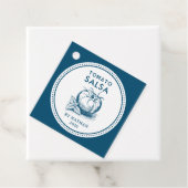 Tomato salsa custom colours bedankjes labels (In situ)