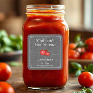 Tomato Sauce   Square Sticker