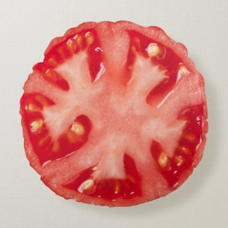 Tomato Slice Rond Kussen