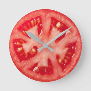 Tomato Slice Ronde Klok