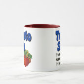 Tomato Snob Funny Gezegde Coffee Mok (Midden)