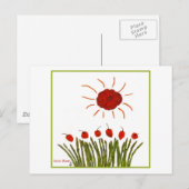 Tomato Sun Briefkaart (Voorkant / Achterkant)