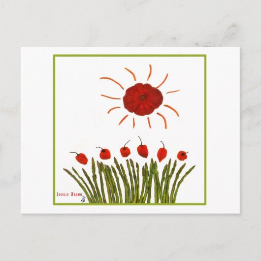 Tomato Sun Briefkaart (Voorkant)