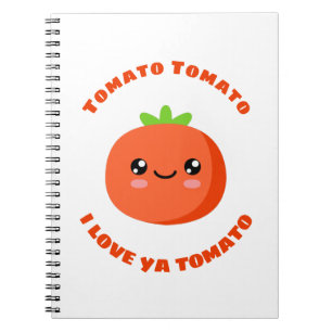 Tomato Tomato Ik hou van je tomato Notitieboek