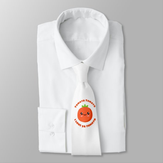 Tomato Tomato Ik hou van je tomato Stropdas (Gebonden)