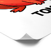 Tomatoad Cute Tomato Toad Pun Poster (Hoek)