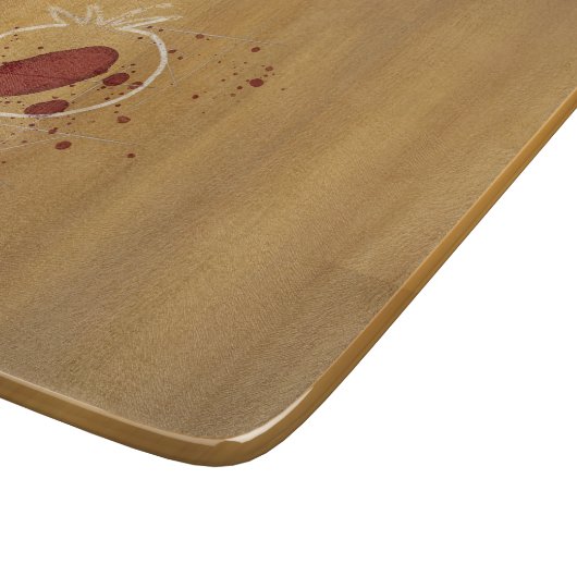 Tomatocide Chalk schetst bloedspattercriminaliteit Snijplank (Hoek)