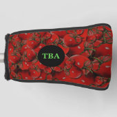 Tomatoes Golf Putter Hoesje Golfheadcover (Voorkant)