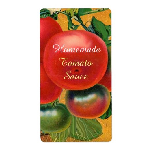 TOMATOES KITCHEN PRESERVES, KANNINGS, TOMATO SAUCE ETIKET (Voorkant)