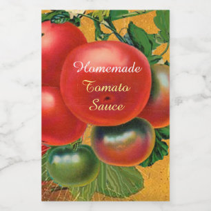 TOMATOES KITCHEN PRESERVES, KANNINGS, TOMATO SAUCE VOEDSELCONTAINER ETIKET