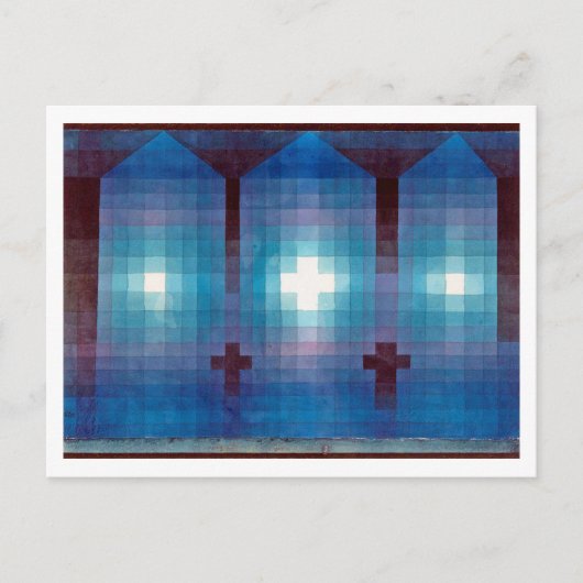 Tomb in Drie, Klee Briefkaart (Voorkant)