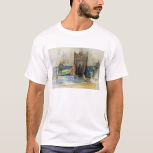 Tomb of Bayazid I, Bursa, Turkije (w/c op papier) T-shirt