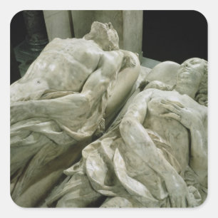 Tomb of Catherine de Medici en Henri II Vierkante Sticker