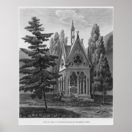 Tomb of Heloise en Abelard Poster (Voorkant)