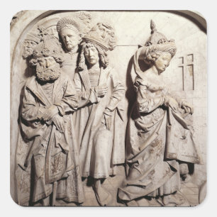 Tomb of Henri II en zijn vrouw Kunigunde Vierkante Sticker