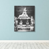 Tomb of Jean-Baptiste Colbert de Torcy Canvas Afdruk (Insitu (Houten vloer))