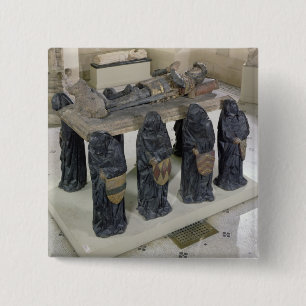 Tomb of Philippe Pot Vierkante Button 5,1 Cm