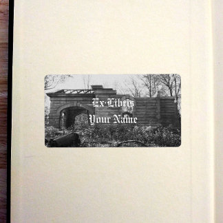 Tomb Ruin Bookplaat ontvangen Etiket