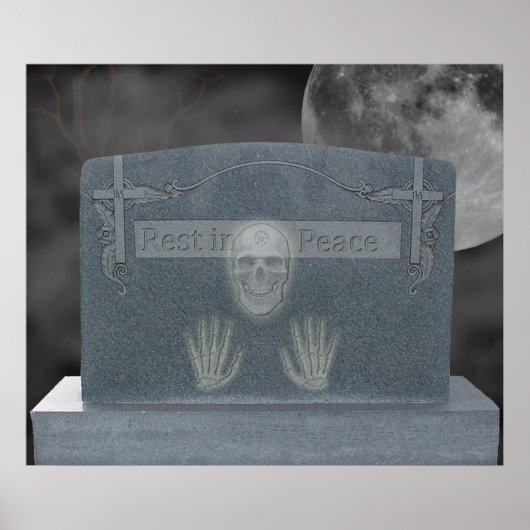 Tomb Stone Poster (Voorkant)