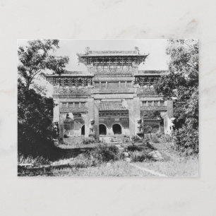 Tomb van de keizer Qing Taizong Briefkaart