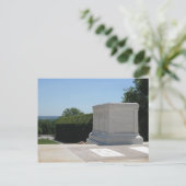Tomb van de onbekende soldaat briefkaart (Staand voorkant)