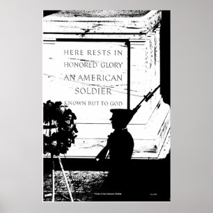 Tomb van de onbekende soldaat poster