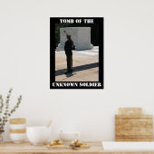 Tomb van het onbekende Soldaat-Poster Poster (Keuken)