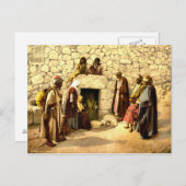  Tomb van Lazarus Bethany Israel 1890 Briefkaart (Voorkant / Achterkant)