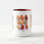 TOMBE JELLY BEANS Tall Maroon Combo Mug (Centre)