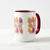 TOMBE JELLY BEANS Tall Maroon Combo Mug (Devant droit)